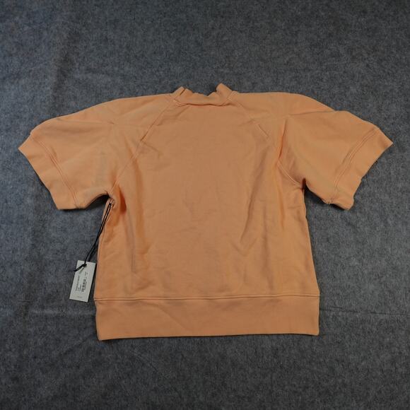 AGOLDE Sweater Womens Extra Small NWT The Round Shoulder Sweatshirt Sherbert - Picture 7 of 9